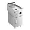 Commercial Electric Griddle - 4.5kW - Smooth Plate - Cooking area: 395x500mm - with Cabinet Base - 1 Door
