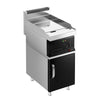 Płyta grillowa – elektryczna – gładka – 3,6 kW – z powłoką z twardego chromu – z podstawą z 1 drzwiami