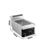 Bemar – elektryczny – 1x GN 1/1 lub 2x GN 1/2 – 1,2 kW – czarny – seria MARIO
