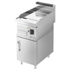 Płyta grillowa – elektryczna – gładka – 4,5 kW – z powłoką z twardego chromu – z podstawą z 1 drzwiami
