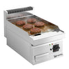Elektryczna płyta do grillowania - z powłoką z twardego chromu - 4,5 kW - gładka