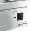 Płyta grillowa elektryczna - 7,1kW - Gładka - Powierzchnia: 795x500mm - nastawna
