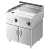 Płyta grillowa – elektryczna – gładka – 8,1 kW – z podstawą z 2 drzwiami – seria MARIO