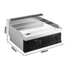 Commercial Electric Griddle - with Hard Chrome Plate - 8.0kW - Smooth Plate - Cooking area: 795x535mm