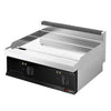 Płyta grillowa elektryczna - chromowana - 8,0kW - Gładka - Powierzchnia: 795x535mm - nastawna
