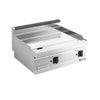 Płyta grillowa elektryczna - chromowana - 8kW - Gładka - Powierzchnia: 795x535mm - nastawna