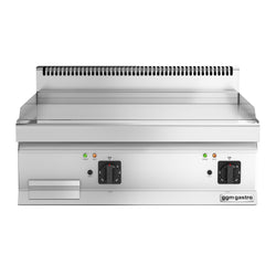 Płyta grillowa elektryczna - chromowana - 8kW - Gładka - Powierzchnia: 795x535mm - nastawna