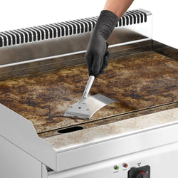 Elektryczna płyta grillowa - z powłoką z twardego chromu - 8 kW - gładka