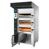 Modular bakery oven – touch control – with steam function – with 3 baking chambers – with proofer, hood and base with runners for EN trays, image 4 of 18