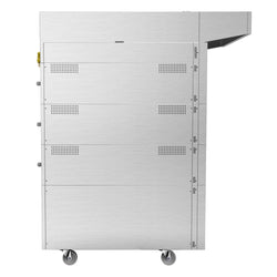 Piec piekarniczy piętrowy - elektryczny - dotykowy - 3 komory pieczenia - 2x EN 600x400 lub 1x 800x600 na komorę - z okapem & komorą rozrostu