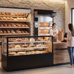 Regał piekarniczy na pieczywo - 1200x820mmx2080mm - z 4 półkami - Czarny