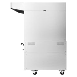 Elektryczny piec piekarniczy – 6x 600x400 mm – półki po prawej stronie – w zestawie piec do pizzy i szafa garownicza