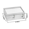 Płyta grillowa elektryczna - 9,6 kW - Gładka