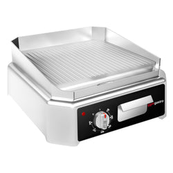 Płyta grillowa elektryczna - 2,5kW - Ryflowana - Powierzchnia: 405x445mm - nastawna