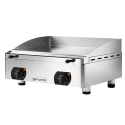 Płyta grillowa elektryczna - z powłoką z twardego chromu - 4 kW – gładka –powierzchnia smażenia: 555 x 400 mm
