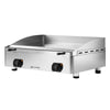 Płyta grillowa elektryczna - z powłoką z twardego chromu - 6 kW – gładka – powierzchnia smażenia: 755 x 400 mm