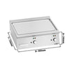 Commercial Electric Griddle - 9.6kW - Ribbed Plate