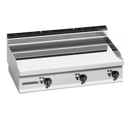 Płyta grillowa elektryczna - 14,4kW - Gładka - Powierzchnia: 1190x500mm - nastawna