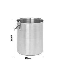 Edelstahlbehälter für Saucenspender - 10 Liter