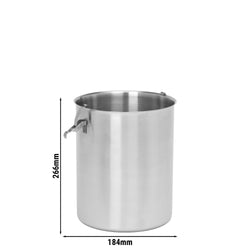 Edelstahlbehälter für Saucenspender - 8 Liter