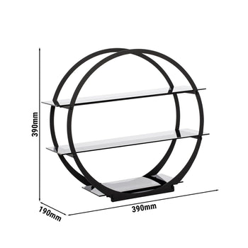 Etażerka / Stojak bufetowy - Ø 390 mm - Czarny - Prime Gastro
