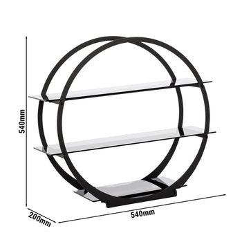 Etażerka / Stojak bufetowy - Ø 540 mm - Czarny - Prime Gastro