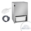 Commercial Ice Crusher - 5kg/min - 140W - Stainless steel - incl. 5kg storage hopper
