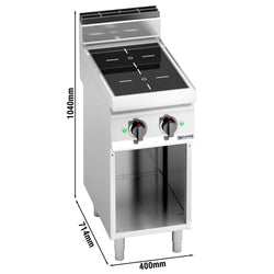 Kuchenka indukcyjna - 7 kW - 2 płyty grzewcze