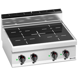 Kuchenka indukcyjna - 14 kW - 4 płyty grzewcze