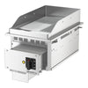 Elektryczna płyta grillowa do zabudowy – 4,5 kW – ryflowana - powierzchnia smażenia: 344x484 mm