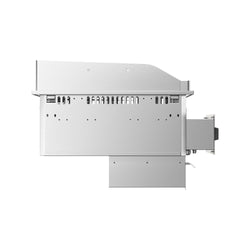 Elektryczna płyta grillowa do zabudowy – 4,5 kW – ryflowana - powierzchnia smażenia: 344x484 mm