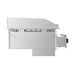 Elektryczna płyta grillowa do zabudowy – 9 kW – gładka i ryflowana - powierzchnia smażenia: 800 x 765 mm