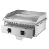 Commercial Electric Drop-in Griddle – 9 kW – Ribbed - Cooking Area: 693x484 mm