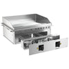 Commercial Electric Drop-in Griddle – 9 kW – Smooth - Cooking Area: 744 x 484 mm
