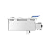 Commercial Electric Drop-in Twin Tank Fryer - 13+13 L - 24kW - with drain tap