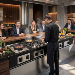 Elektryczny grill wodny do zabudowy – 3,75 kW