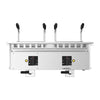 Commercial Electric Drop-in Pasta Cooker – 13+13 L – 15 kW - with drain tap - incl. 6 Baskets
