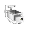 Podgrzewacz do frytek do zabudowy – elektryczny – 1x GN 1/1 – 1 kW