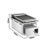 Commercial Electric Drop-in Water Grill - 400x765x420mm - 3.75 kW