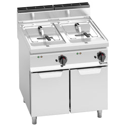 Podwójna frytownica elektryczna - 10+10 litrów - 12 kW