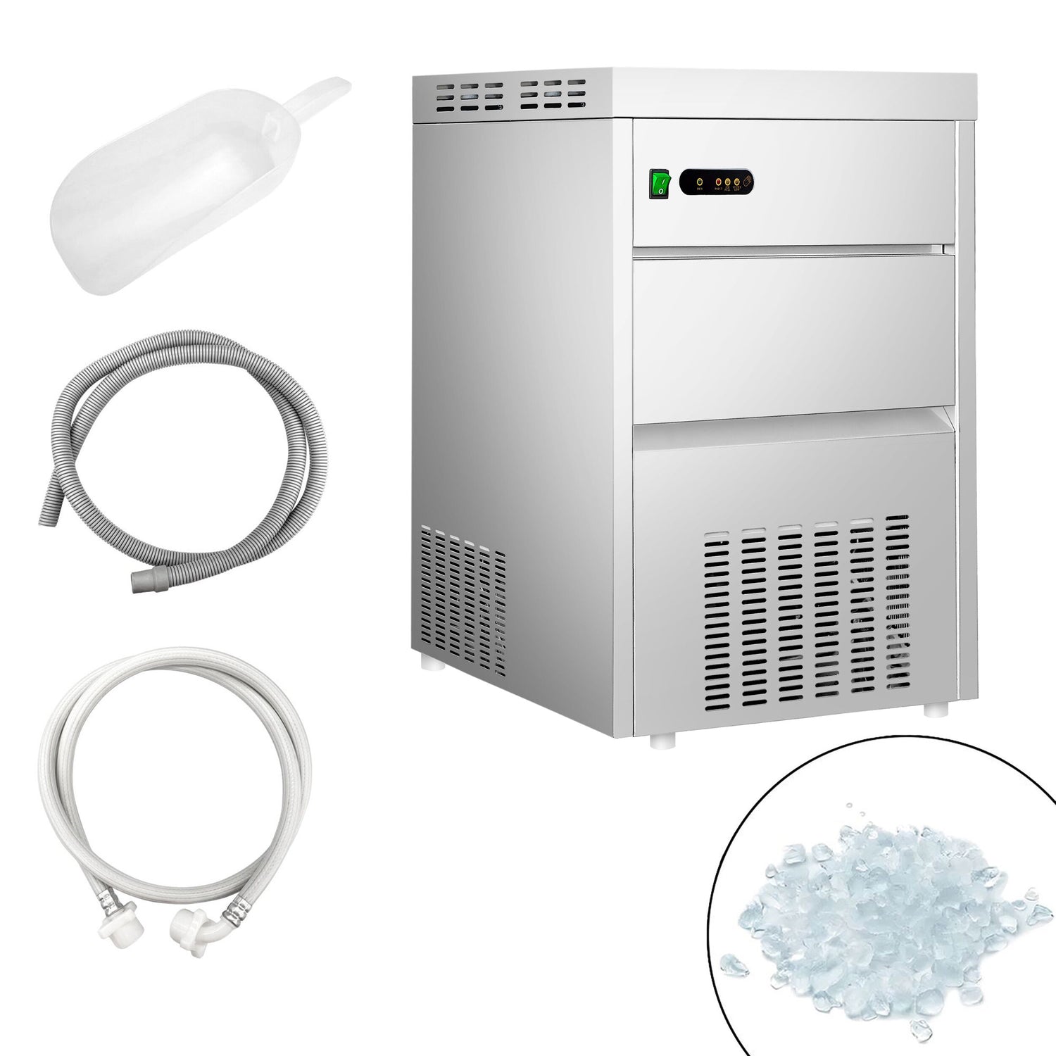 Kruszarka do lodu - 85 kg/ 24godz. - Prime Gastro