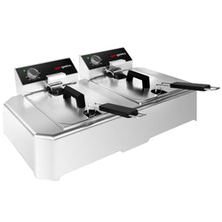 Podwójna frytownica elektryczna - 5+5 litrów - 7,5 kW