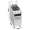 Frytkownica – elektryczna – 22 L – 22 kW – z automatycznym podnoszeniem kosza i systemem filtrowania oleju