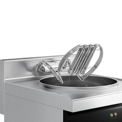 Frytownica elektryczna jednokomorowa nastolna - 25L - 14kW - Czarny