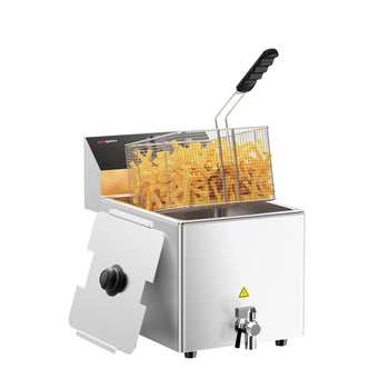 Frytkownica elektryczna – 12 litrów – 3,25 kW – z kranikiem spustowym