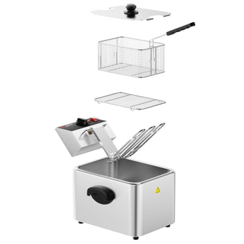 Frytownica elektryczna - 4 litry - 2,5 kW - Prime Gastro