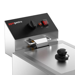 Frytownica elektryczna - 8 litrów - 3,25 kW - z kranem spustowym