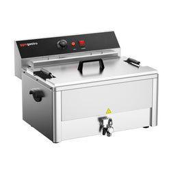 Elektryczna frytownica do ryb - 20,4 litra - 5 kW - z kranem spustowym