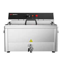 Elektryczna frytownica do ryb - 20,4 litra - 5 kW - z kranem spustowym