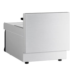Frytownica elektryczna jednokomorowa nastolna - 10L - 13,2kW - z kranem spustowym - Czarny